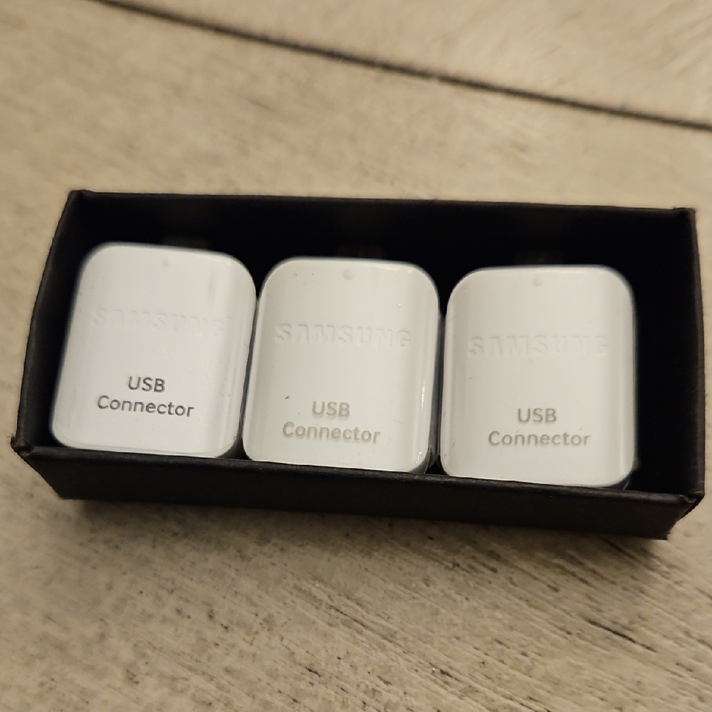 Samsung White USB Connector Trio